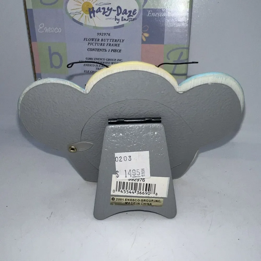 New‎ Enesco Flower Butterfly Picture Frame Baby Nursery